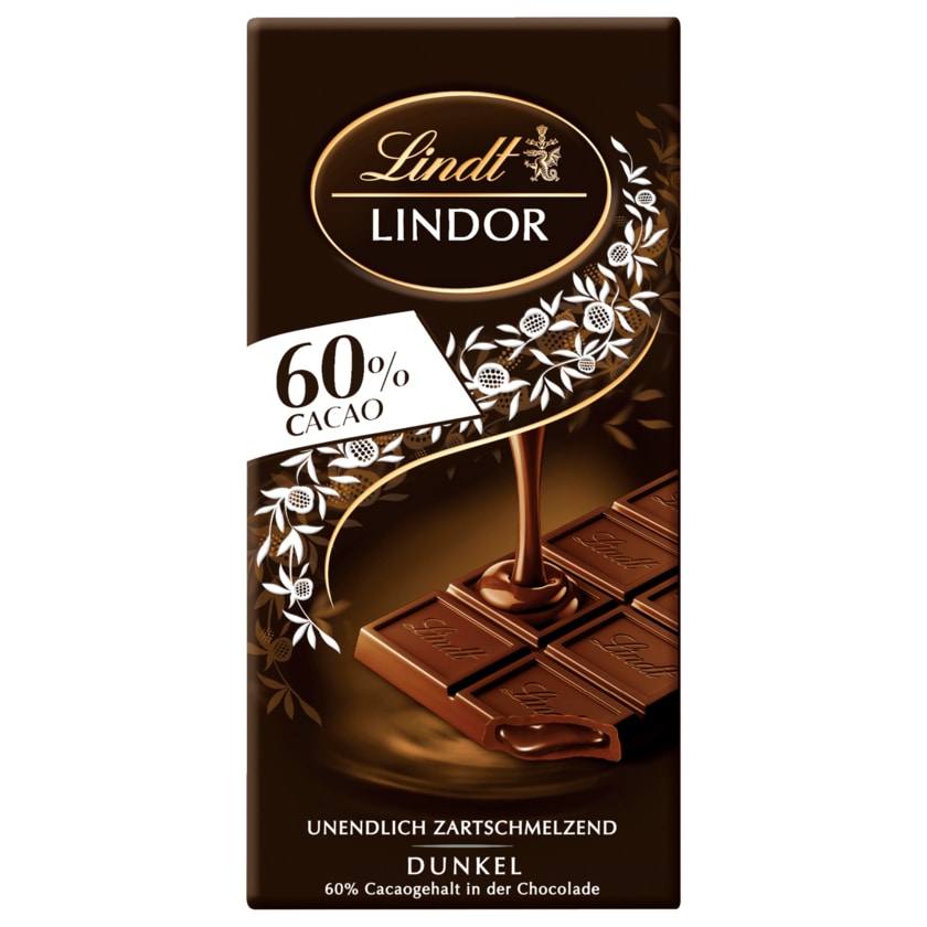 Lindt Lindor Tafel Dunkel 60% Cacao 100g